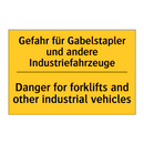 Gefahr für Gabelstapler und andere /.../ - Danger for forklifts and other /.../