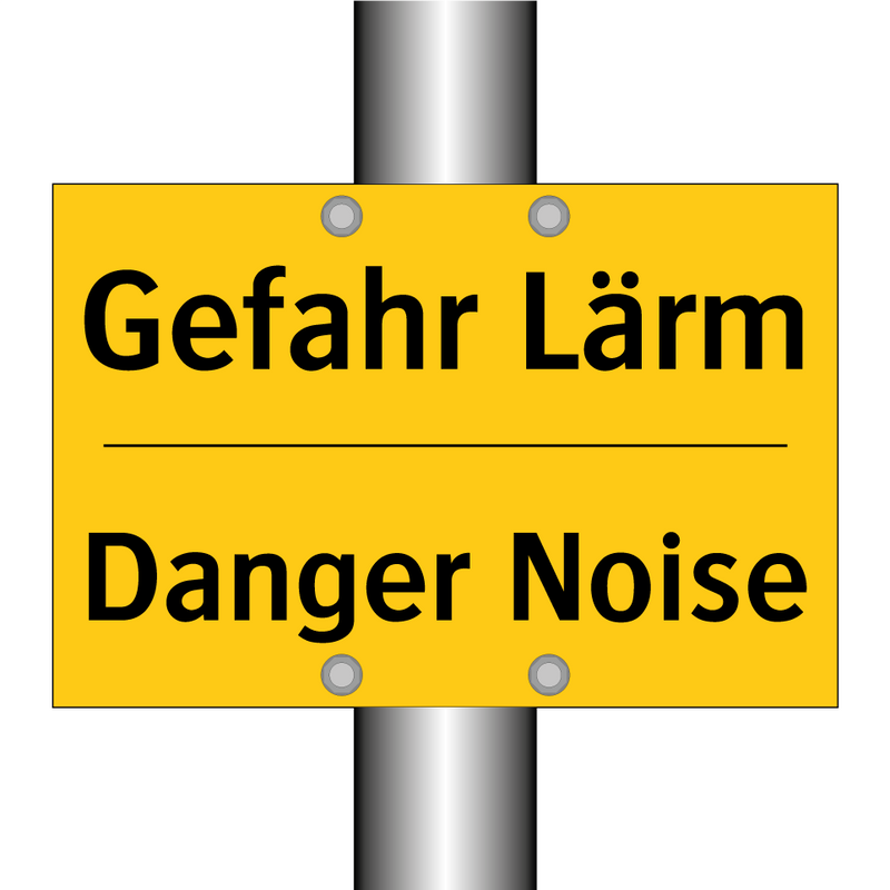 Gefahr Lärm - Danger Noise