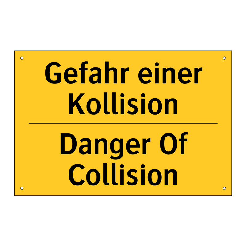 Gefahr einer Kollision - Danger Of Collision