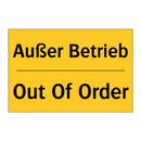 Außer Betrieb - Out Of Order