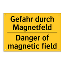 Gefahr durch Magnetfeld - Danger of magnetic field