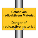 Gefahr von radioaktivem Material/.../ - Danger of radioactive material