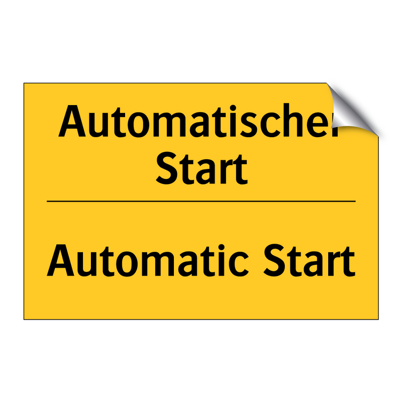 Automatischer Start - Automatic Start