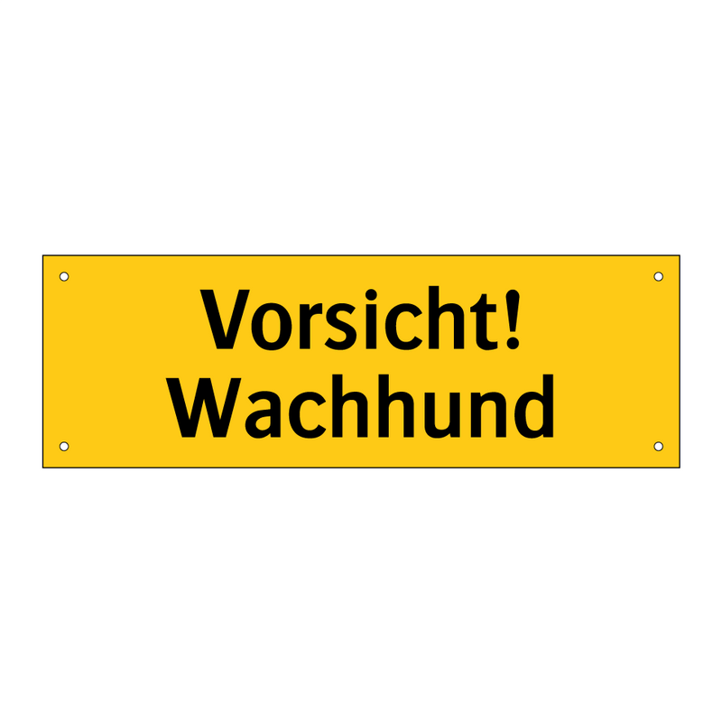 Vorsicht! Wachhund