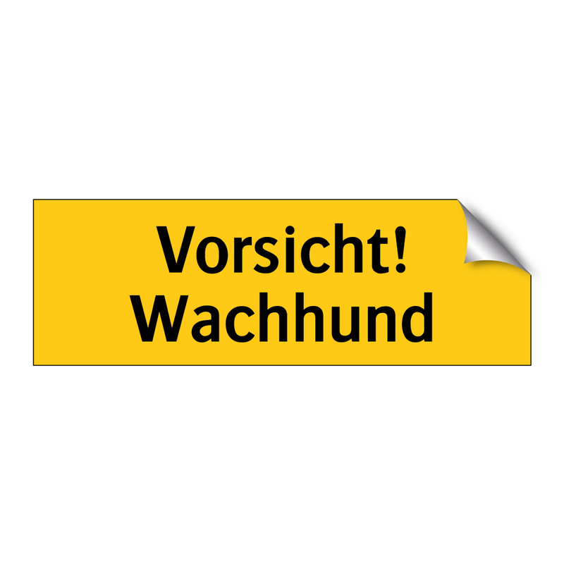 Vorsicht! Wachhund