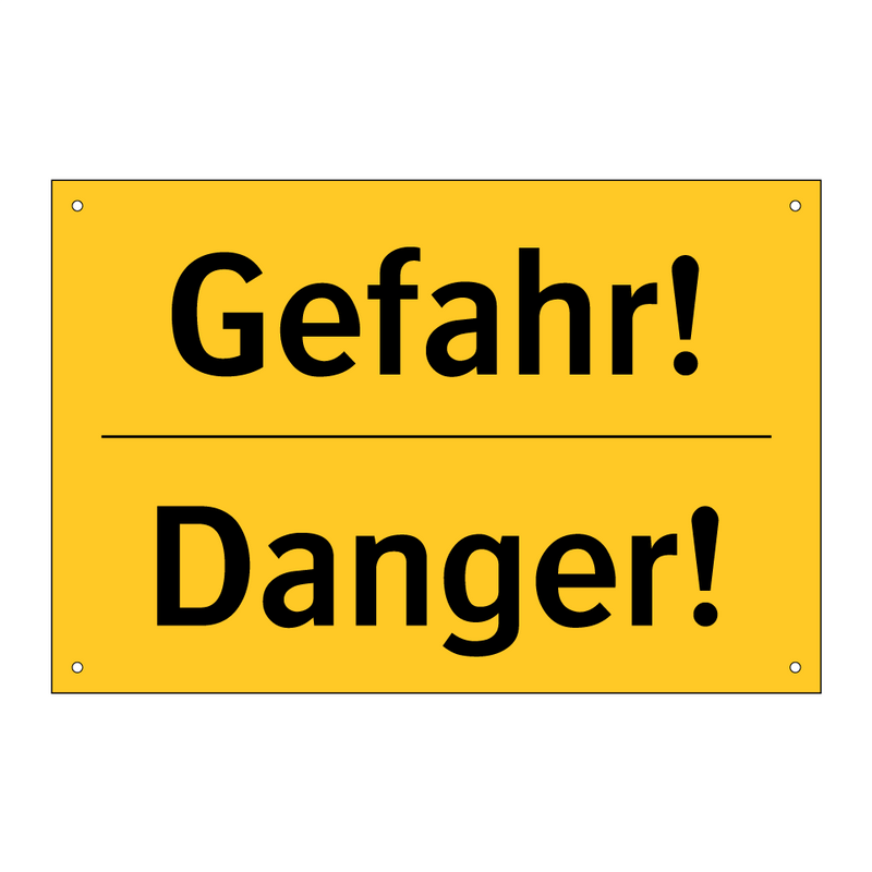 Gefahr! - Danger!