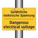 Gefährliche elektrische Spannung/.../ - Dangerous electrical voltage
