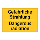 Gefährliche Strahlung - Dangerous radiation