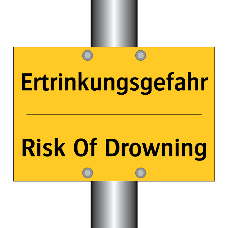 Ertrinkungsgefahr - Risk Of Drowning
