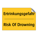 Ertrinkungsgefahr - Risk Of Drowning