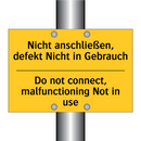 Nicht anschließen, defekt Nicht /.../ - Do not connect, malfunctioning /.../