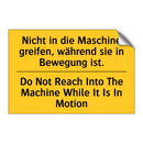 Nicht in die Maschine greifen, /.../ - Do Not Reach Into The Machine /.../