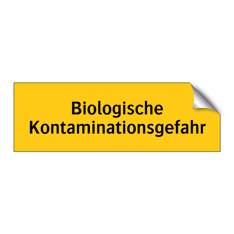 Biologische Kontaminationsgefahr