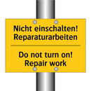 Nicht einschalten! Reparaturarbeiten/.../ - Do not turn on! Repair work