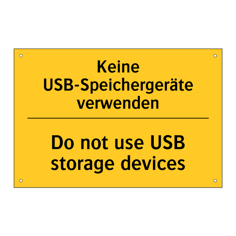Keine USB-Speichergeräte verwenden/.../ - Do not use USB storage devices