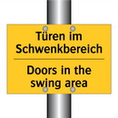 Türen im Schwenkbereich - Doors in the swing area
