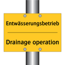 Entwässerungsbetrieb - Drainage operation