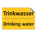 Trinkwasser - Drinking water
