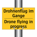 Drohnenflug im Gange - Drone flying in progress