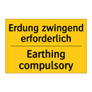 Erdung zwingend erforderlich - Earthing compulsory