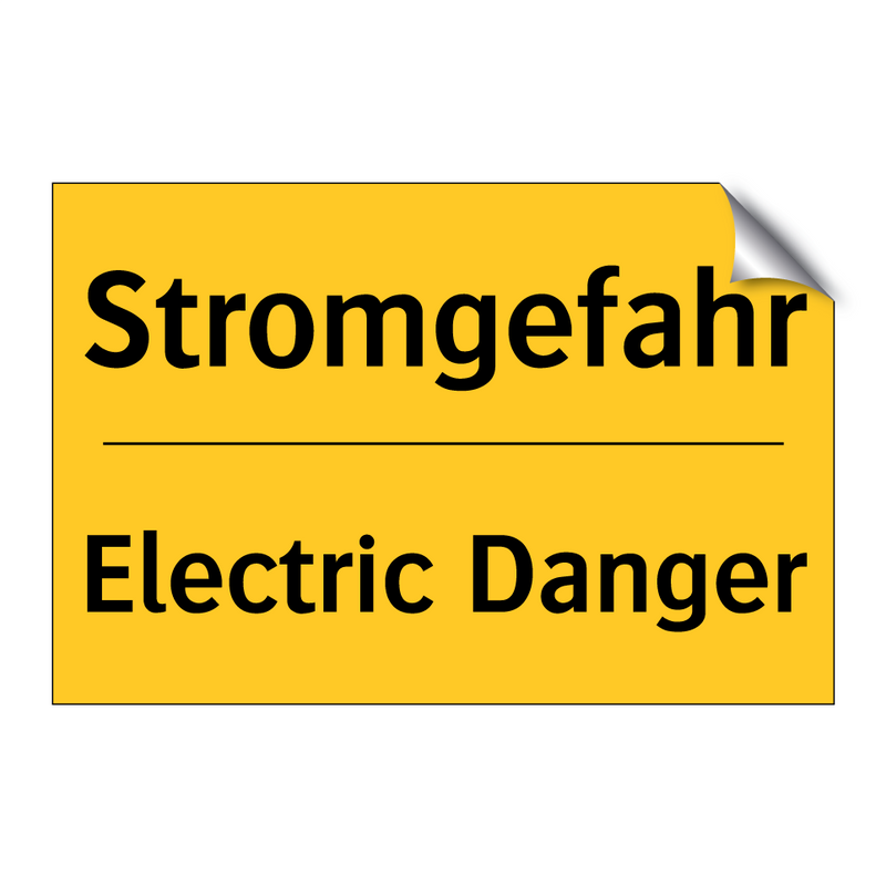 Stromgefahr - Electric Danger