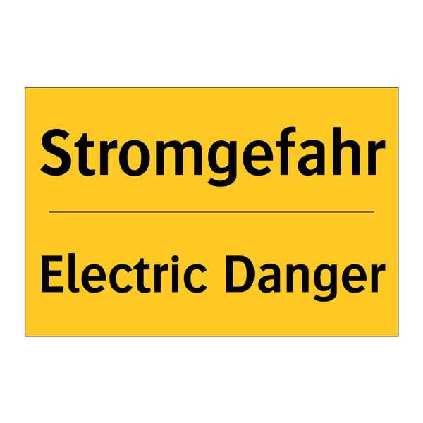 Stromgefahr - Electric Danger