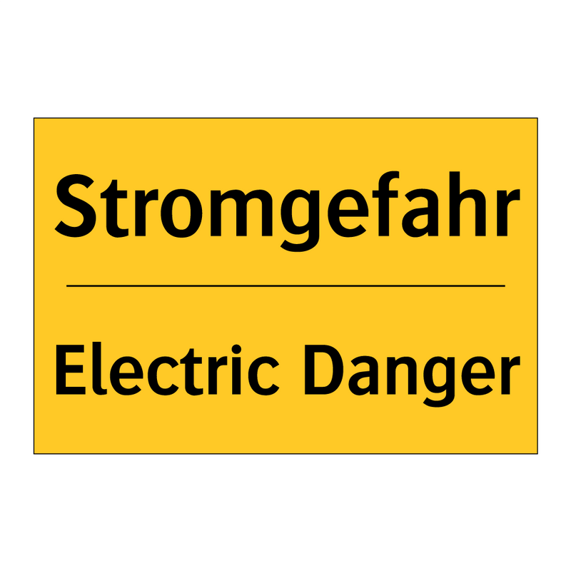 Stromgefahr - Electric Danger