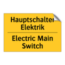 Hauptschalter Elektrik - Electric Main Switch