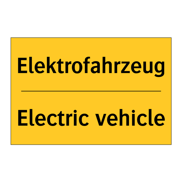 Elektrofahrzeug - Electric vehicle