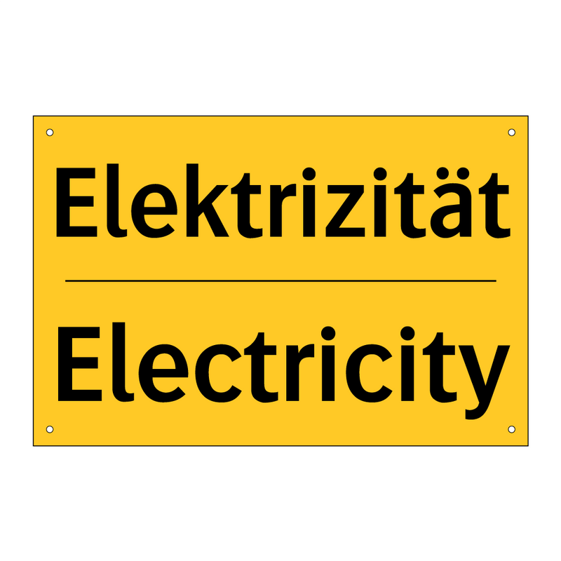 Elektrizität - Electricity