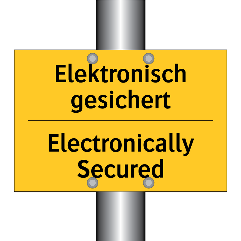 Elektronisch gesichert - Electronically Secured