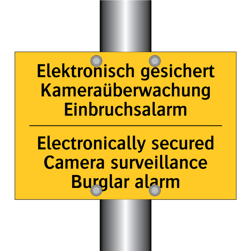 Elektronisch gesichert Kameraüberwachung /.../ - Electronically secured Camera /.../