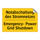 Notabschaltung des Stromnetzes - Emergency- Power Grid Shutdown