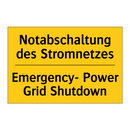 Notabschaltung des Stromnetzes - Emergency- Power Grid Shutdown