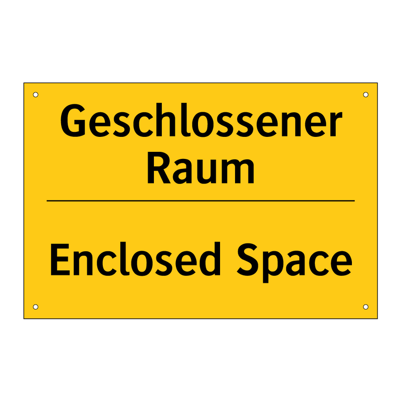 Geschlossener Raum - Enclosed Space