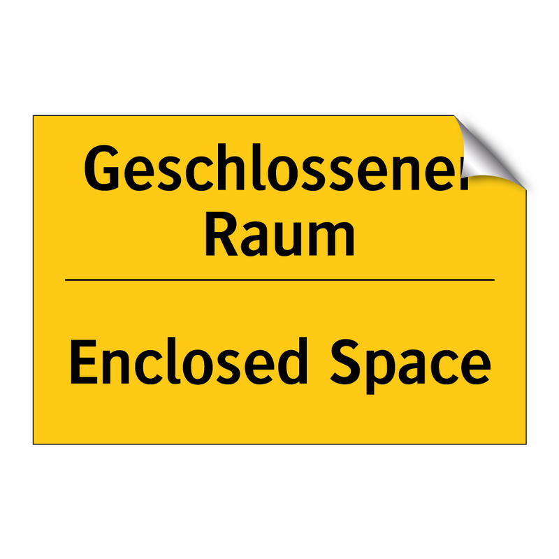 Geschlossener Raum - Enclosed Space