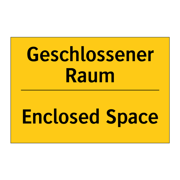 Geschlossener Raum - Enclosed Space