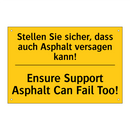 Stellen Sie sicher, dass auch /.../ - Ensure Support Asphalt Can Fail /.../