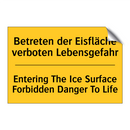 Betreten der Eisfläche verboten /.../ - Entering The Ice Surface Forbidden /.../