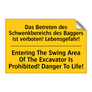 Das Betreten des Schwenkbereichs /.../ - Entering The Swing Area Of The /.../