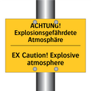 ACHTUNG! Explosionsgefährdete /.../ - EX Caution! Explosive atmosphere/.../