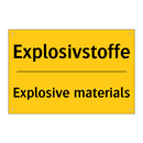 Explosivstoffe - Explosive materials