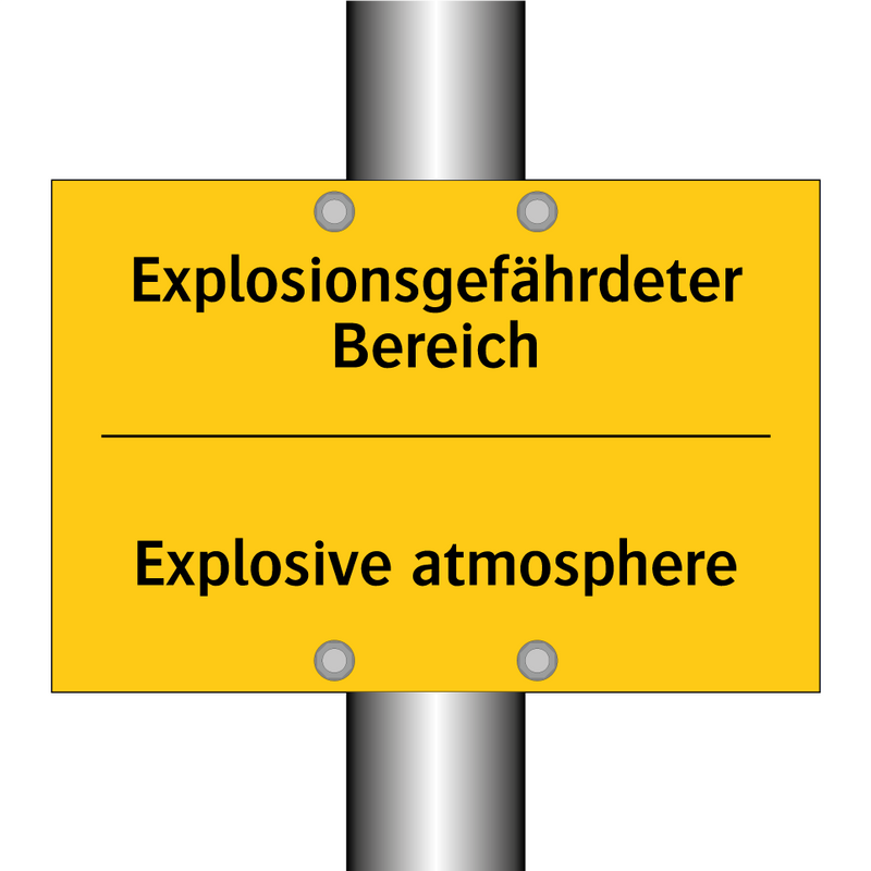 Explosionsgefährdeter Bereich - Explosive atmosphere