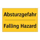 Absturzgefahr - Falling Hazard