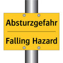 Absturzgefahr - Falling Hazard
