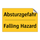 Absturzgefahr - Falling Hazard