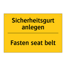 Sicherheitsgurt anlegen - Fasten seat belt