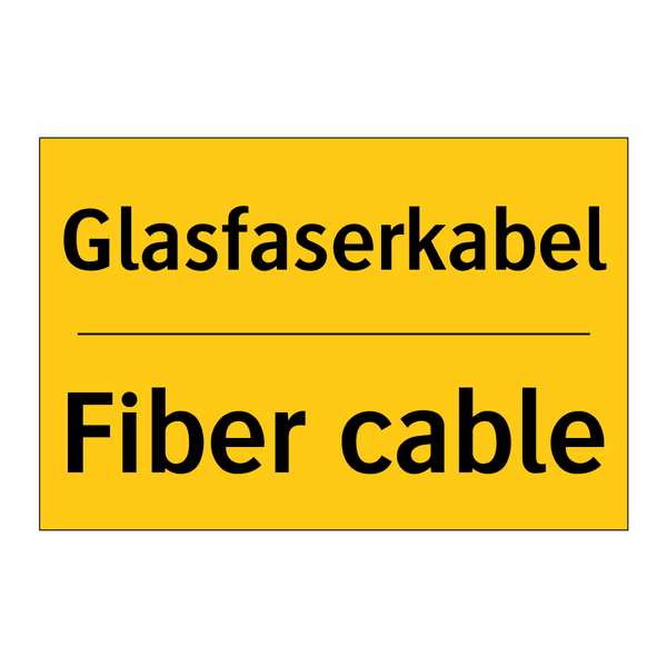 Glasfaserkabel - Fiber cable