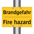 Brandgefahr - Fire hazard
