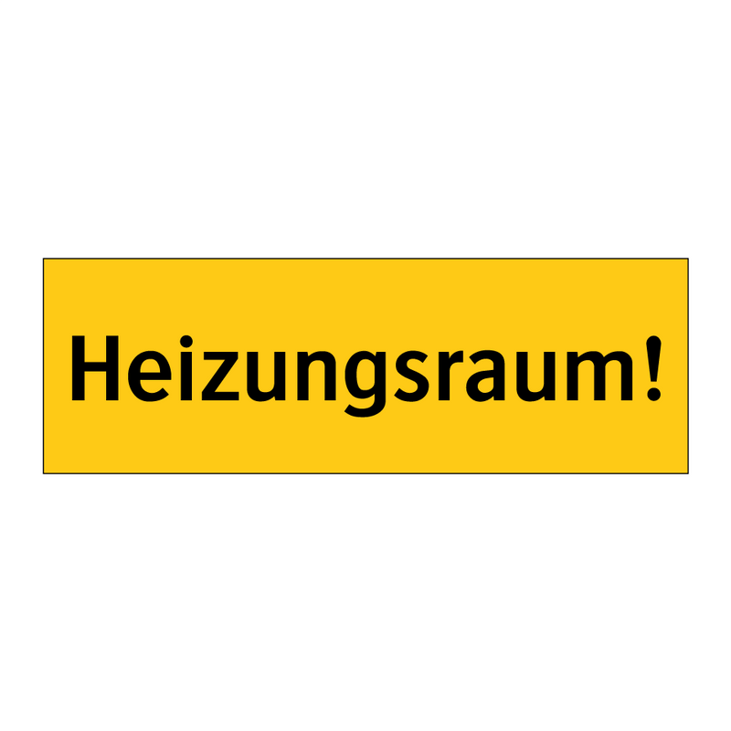 Heizungsraum!